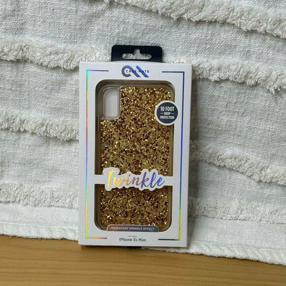 ˚₊‧꒰ა ☆ ໒꒱ ‧₊˚ NIB Twinkle Case Iridescent Sparkle Apple iPhone Xs Max (3C-196) - Picture 1 of 4